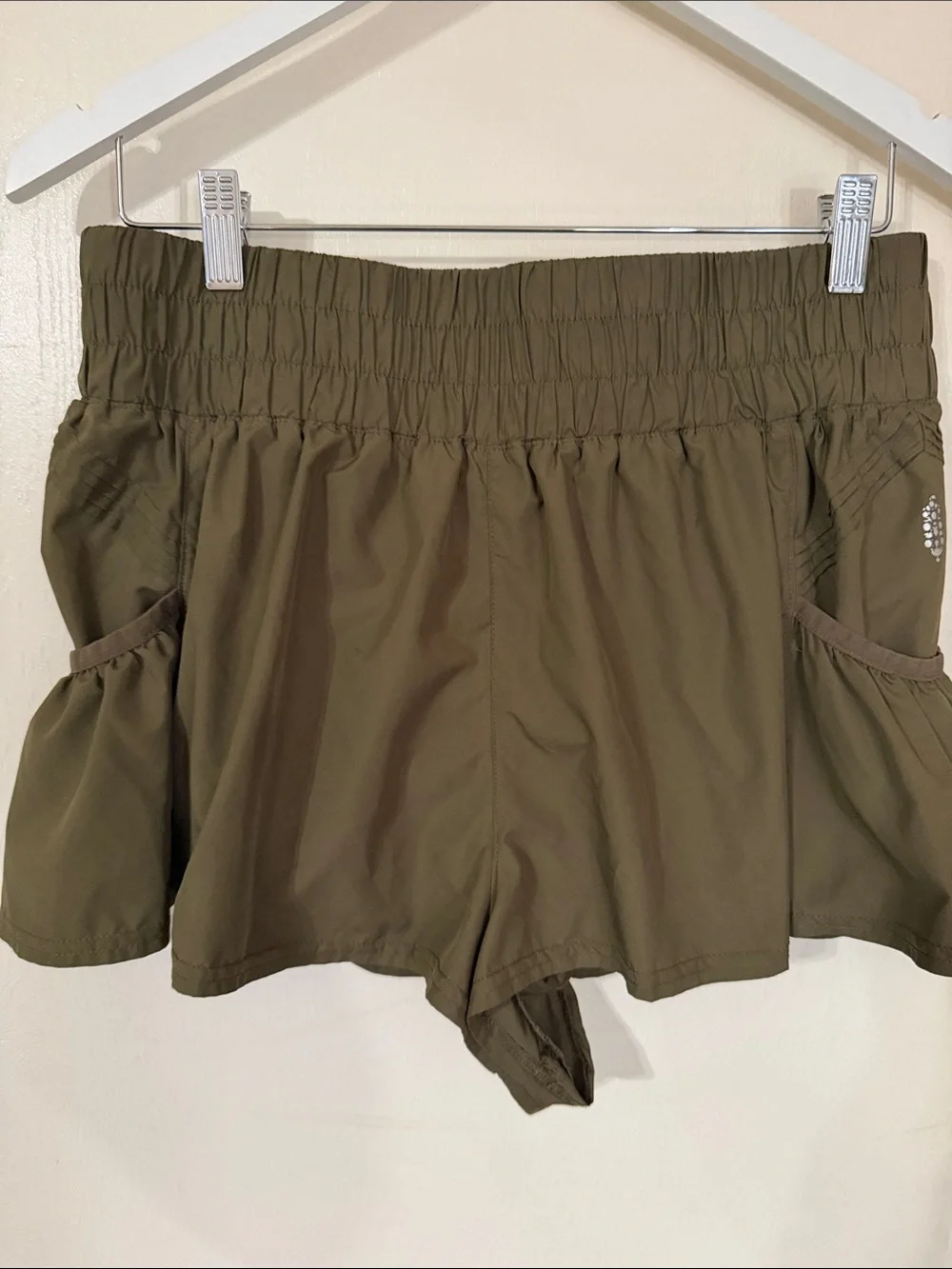FP Movement by Free People Olive Athletic Running Shorts